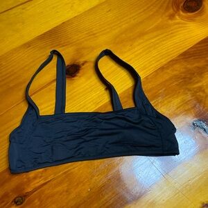 Sleek Black Swim Bandeau